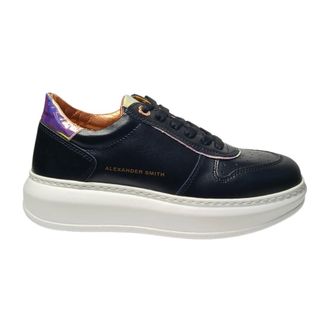 Alexander Smith Sneakers, female, Black, Size: 7 US Pelle Sneaker