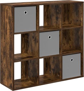 vidaXL Aparador Roble Ahumado 88,5 X 29 X 84,5 Cm Vidaxl