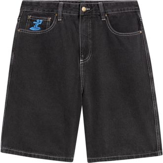 Rip Curl Liquid Trips Denim Shorts in Washed Black at Nordstrom, Size 32