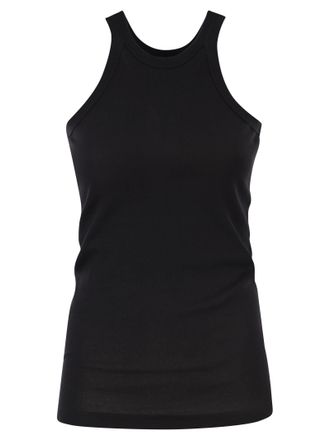 Sportmax Sportmax Spxfumato Sleeveless Cotton And Silk Jersey Top