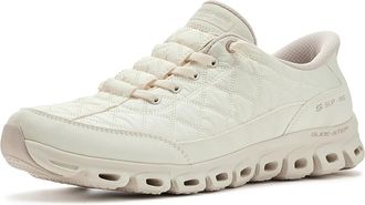 Skechers Glide-Step - At Ease Cozy Fit Hands Free Slip-Ins Womens Shoes Off-White : 6.5 B - Medium, Synthetic