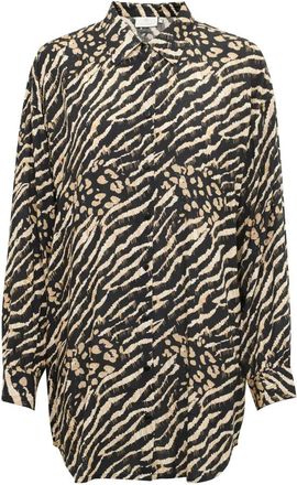 Kaffe Shirts - Dames - Overhemden - Veelkleurig - M - Overhemden