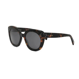 Celine Celine, Accessoires, unisex, Bruin, ONE Size, Bold 3 Dots Zonnebril
