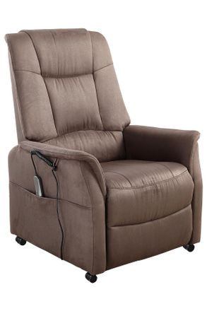 Cantus Fernsehsessel, Graubraun, Textil, 77x85-109x87-158 cm, Relaxfunktion, Aufstehhilfe, Wohnzimmer, Sessel, Fernsehsessel