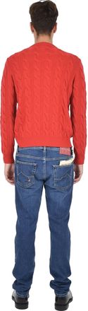 Jacob Cohen Mens Cashmere Sweater Red