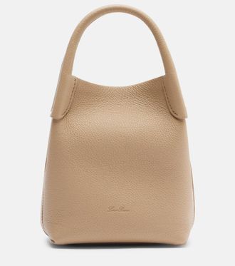 Loro Piana Bale Micro leather tote bag