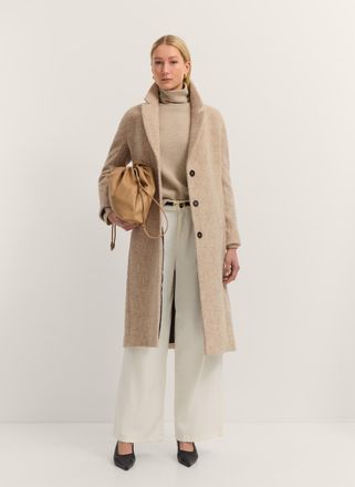 Bugatti Damen Lange jas met reverskraag & Flexcity Stretch
