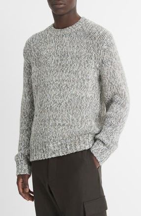 Vince Homespun Marl Sweater in Medium Grey Combo at Nordstrom Rack, Size Xx-Large