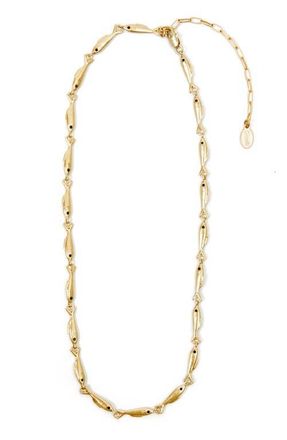 Clare Vivier Sardine Chain Necklace in Vintage Gold at Nordstrom