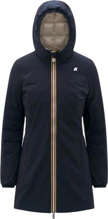 K-Way Denise ST Thermo Reversible Down Jacket - Dames - Gewatteerde jassen - Blauw - 2XL - Polyester - Jassen