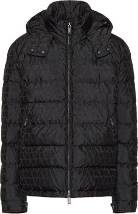 Valentino Garavani Stijlvolle jas met uniek design - Heren - Winterjassen - Zwart - 2XL - Nylon - Jassen