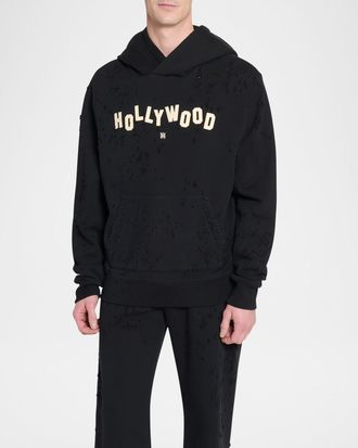 Amiri Mens Hollywood Shotgun Hoodie