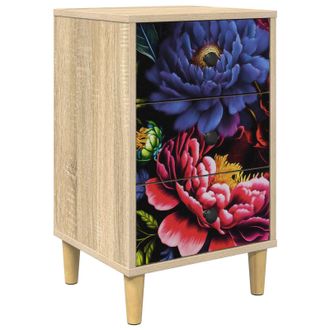 vidaXL Mesa De Noche Kiel Roble Sonoma 36 X 33 X 60 Cm Vidaxl