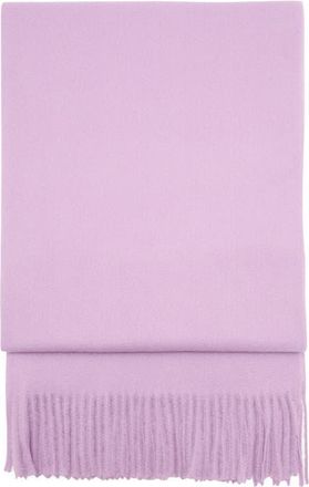 Mango Fringed Scarf in Light/pastel Purple at Nordstrom
