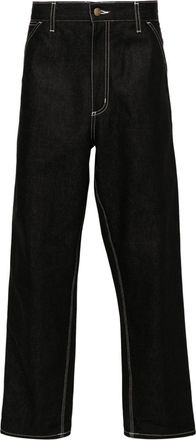 Carhartt Work in Progress Simple straight-leg jeans - men - Cotton/Cotton/Polyester - 28/32 - Black