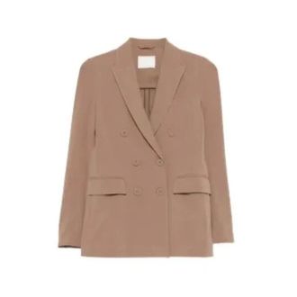 Circolo 1901 Blazers, female, Brown, Size: 2XS Blazer