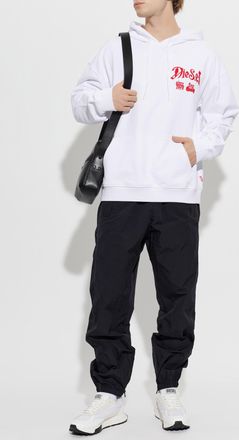 Diesel Sweatshirt S-BOXT-HOOD-AA2, Mens, White
