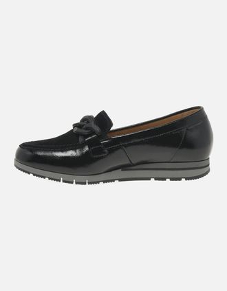 Gabor Womens Bea Womens Loafers - Black - Size: 5.5