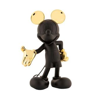 Leblon Delienne Mickey Mouse Welcome Figurine in Black /Gold at Nordstrom