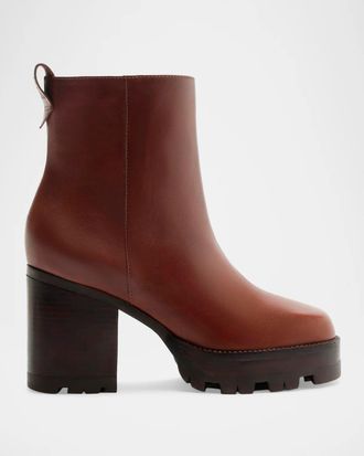Schutz 85mm 240 Leather Ankle Booties