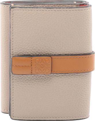 Loewe Beige Brown Leather Wallet (Tri-Fold) (Pre-Owned)