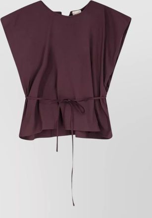 Alysi cotton sleeveless blouse