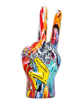 Interior Illusions Discontinued Interior Illusions Plus Street Art Peace Sign Tabletop