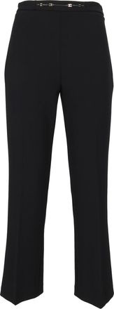 Elisabetta Franchi Straight-Leg Trousers With Subtle Waistband Detailing