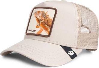 Goorin Brothers The Outlaw Lizard Patch Trucker Hat in Biscuit at Nordstrom