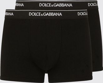 Dolce & Gabbana Set 2 boxer Dolce & Gabbana in cotone stretch con logo