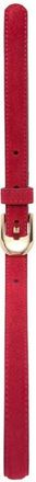 Mango Leather Belt in Red at Nordstrom, Size Medium