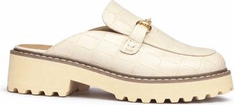 Corkys Footwear Womens Wingin It Mules In Ivory Snake