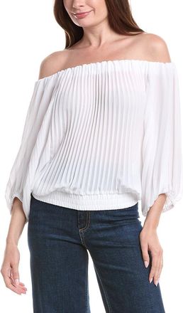 Vince Camuto Off The Shoulder Pleated Blouse