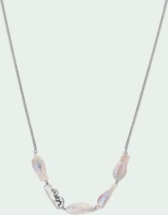 Tutti & Co Womens Lustre Necklace - Silver