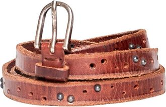 Orciani Stijlvolle leren riem - Dames - Riemen - Bruin - 90 CM - Accessoires