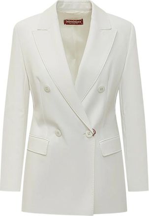 Max Mara Double-breasted Silk Jacket