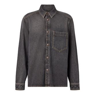 Drykorn Denim Hemden - Heren - Overhemden - Grijs - Maat: L Denim