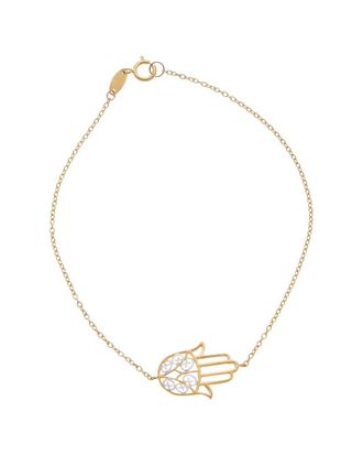 Italian Gold, Inc 10K Filigree Hamsa Bracelet