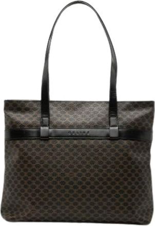Celine Pre-owned Tote Bag - Dames - Vintage Shopper - Zwart - ONE Size - Leer - Vintage