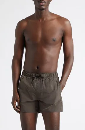 Givenchy Swim Trunks in Ebony Brown at Nordstrom, Size Xx-Large