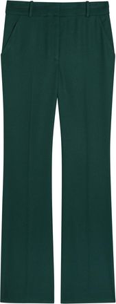 Veronica Beard Melvin Flared-leg Trousers - Dark Green - 14 (UK18 / Xxl)