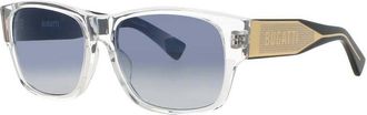 Bugatti Mens Blue Rectangular Sunglasses 12CRY
