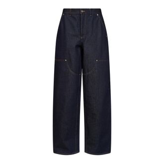 Givenchy Dames, Broeken, Blauw, Maat: W28 Katoen