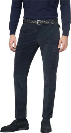 Mason's Chile Cargo Broek - Heren - Slim Fit Broeken - Blauw - S - Katoen - Broeken