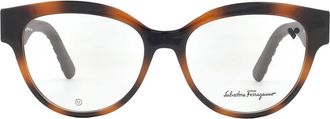 Ferragamo Salvatore Ferragamo Demo Oval Ladies Eyeglasses SF2957E 240 54