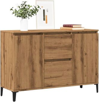 vidaXL Credenza Rovere Artigianale 102x35x70 cm in Legno Multistrato - Vidaxl