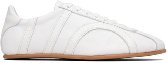 スニーカー TOTEME CANVAS SNEAKERS Sport sneakers white/tan – TOTEME