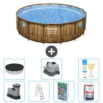 Bestway Piscina Bestway Power Steel Redonda - 488x122 Cm - 8-piezas S649