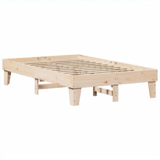 vidaXL Letto senza Materasso 120x190 cm in Legno Massello di Pino - Vidaxl