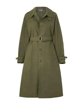 ジャケット・アウター Tomorrow Land Wool Trench Coat Size: 48 Military Issue Army Serge Green Wool Overcoat AG-44 Peacoat